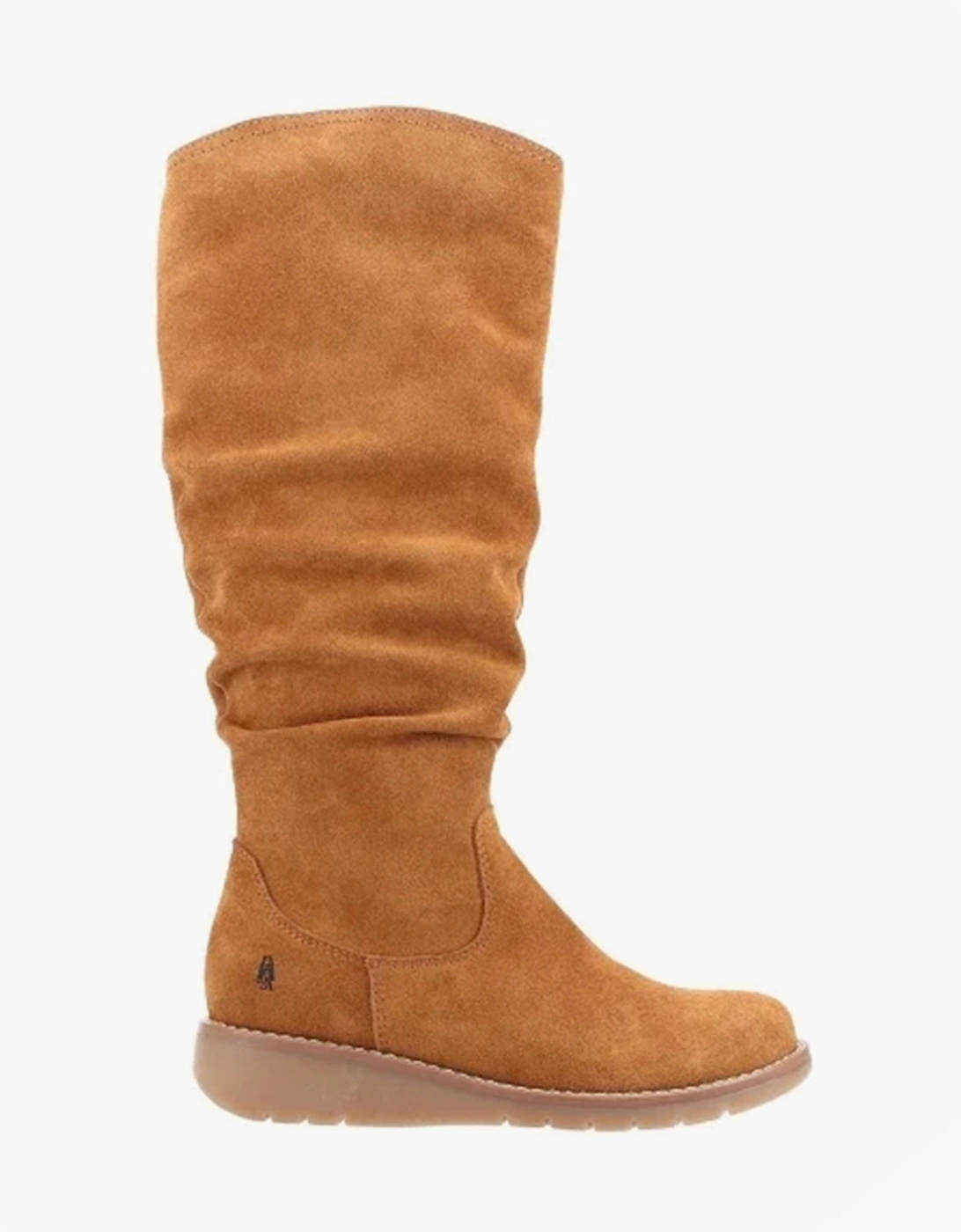 LUCINDA Womens Suede Boots Tan, 5 of 4