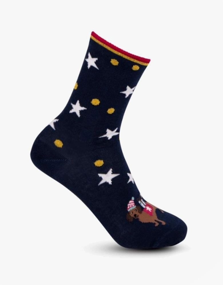 Isotoner NOVELTY ANKLE Womens Socks Dog