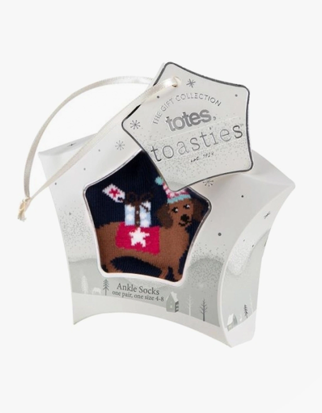 Isotoner NOVELTY ANKLE Womens Socks Dog