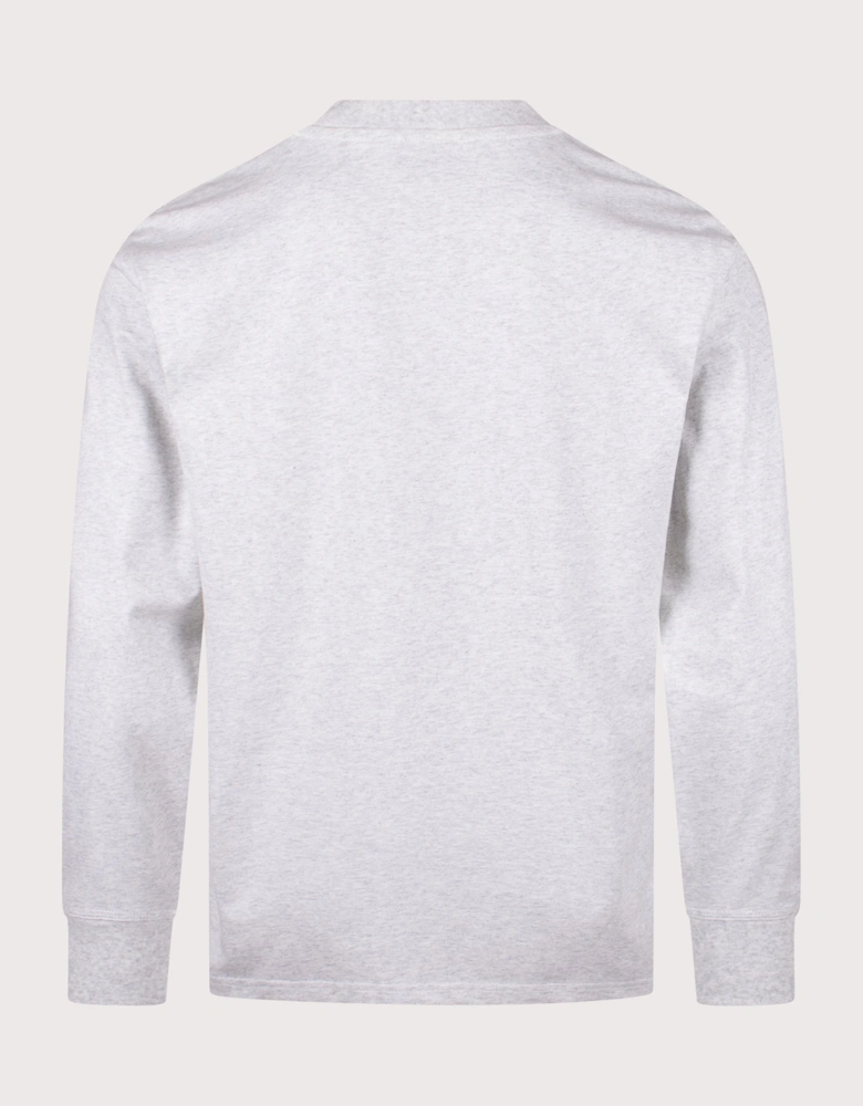 Relaxed Fit American Script Long Sleeve T-Shirt