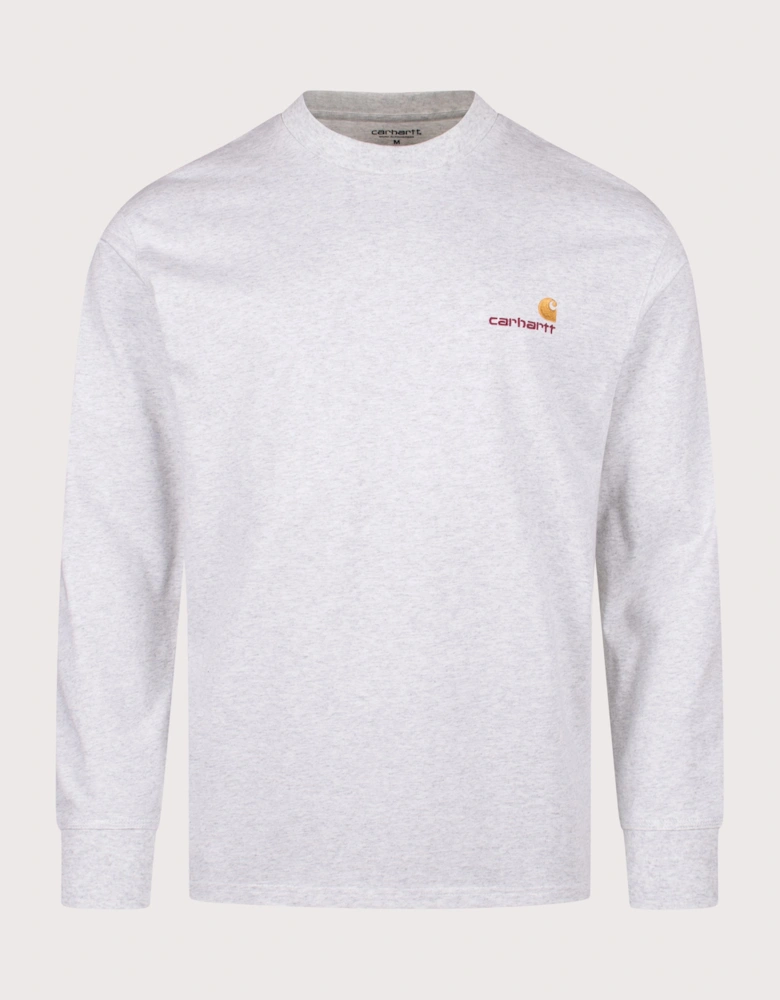 Relaxed Fit American Script Long Sleeve T-Shirt