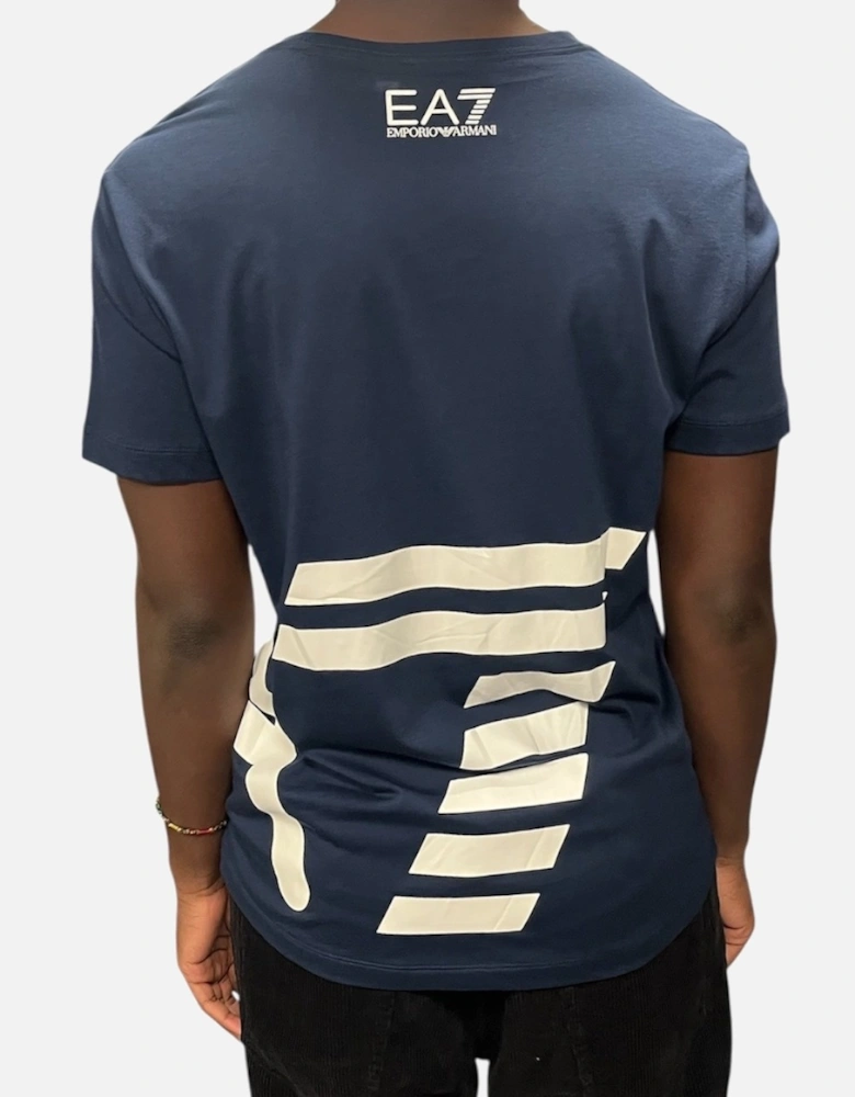 Wrap Logo T Shirt - Navy