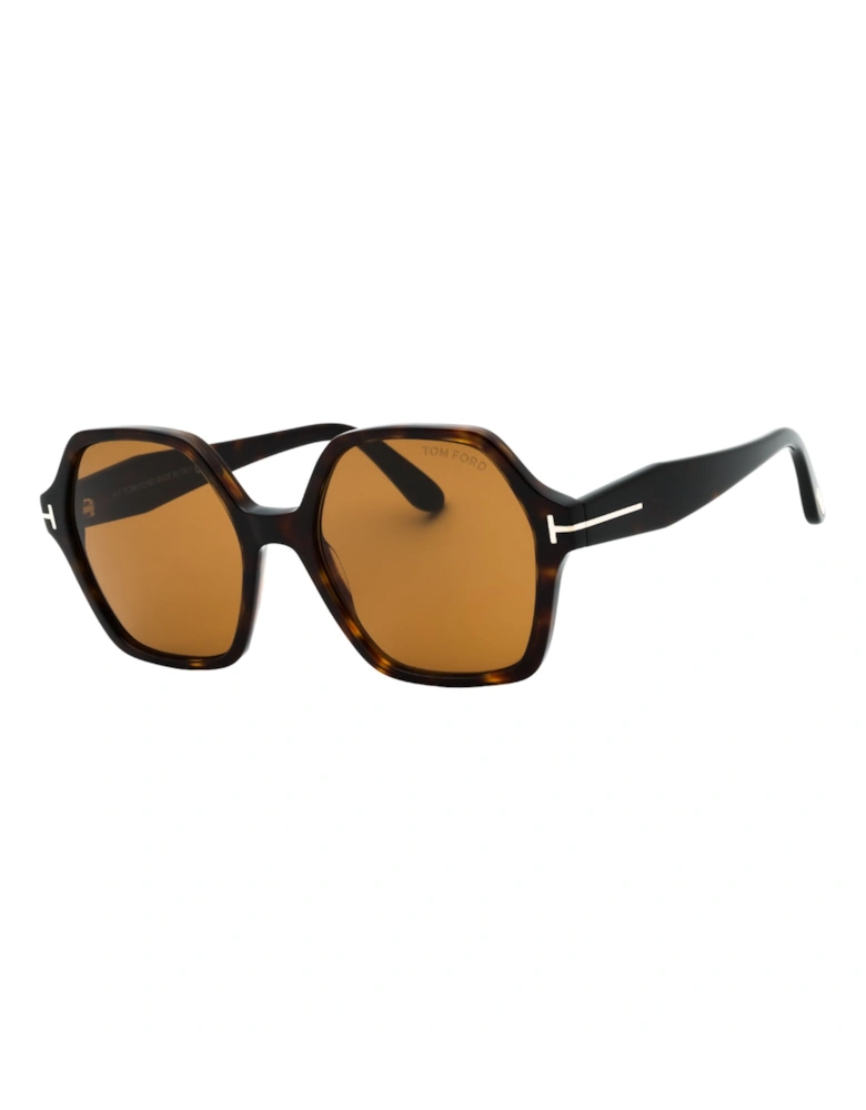Romy Dark Havana Brown Sunglasses