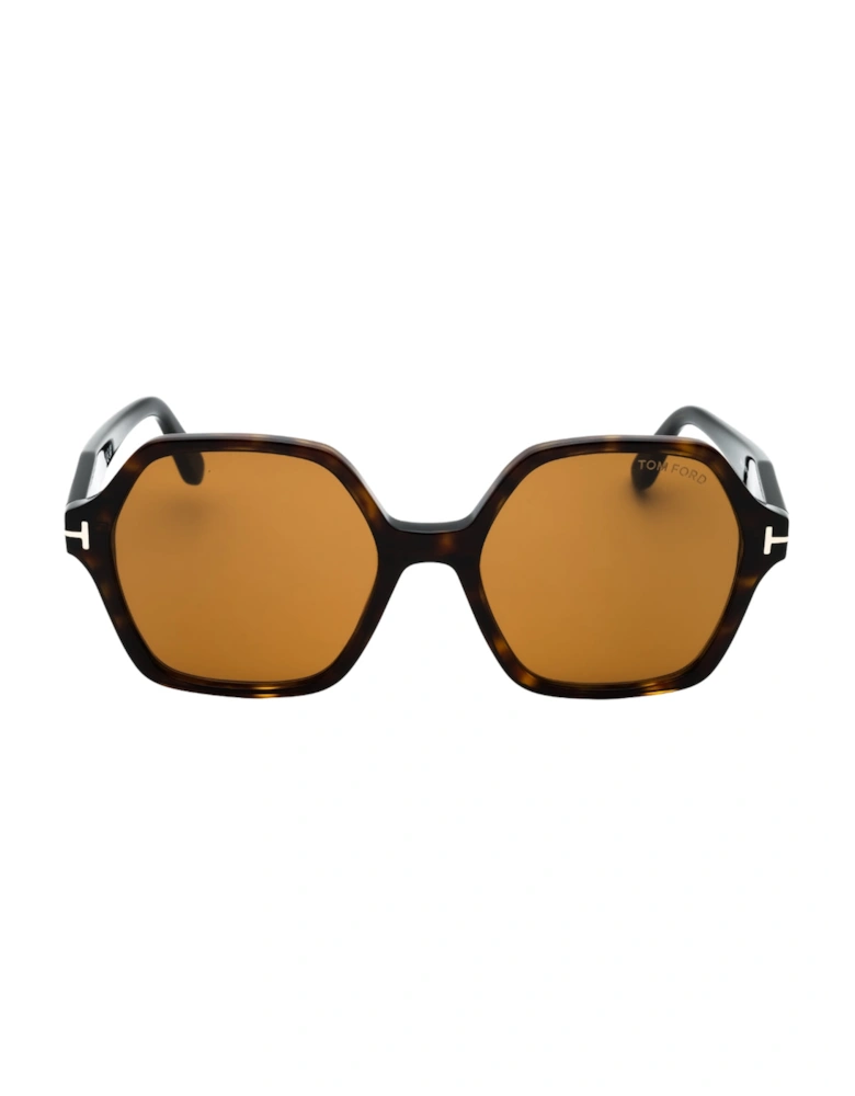 Romy Dark Havana Brown Sunglasses