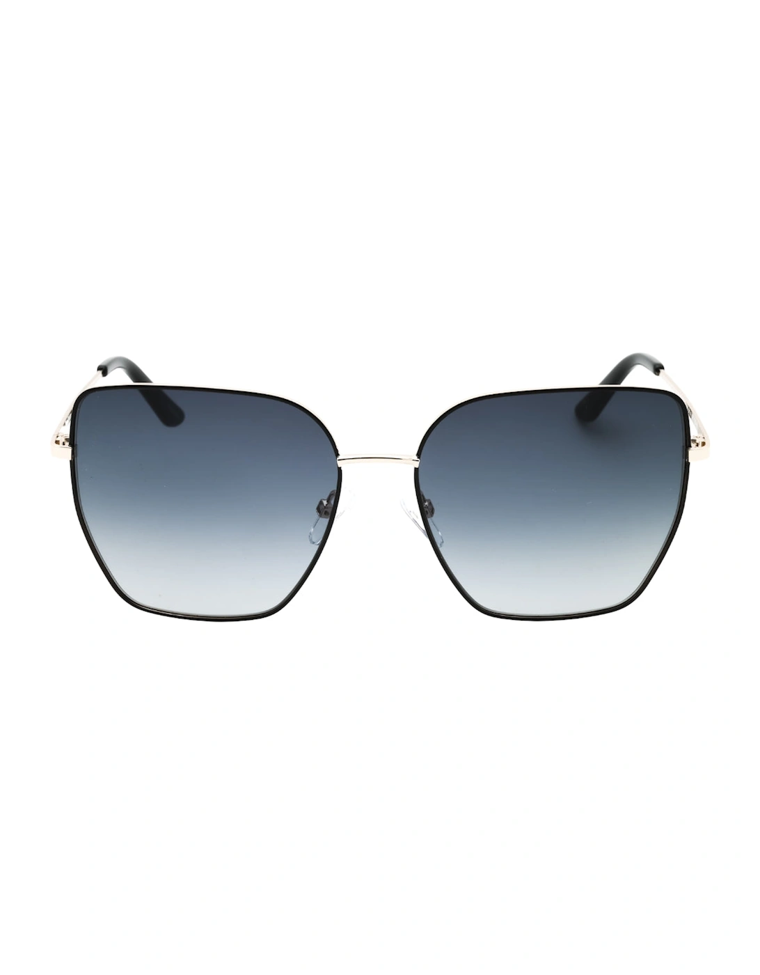 Matte Black Frame Dark Grey Gradient Sunglasses