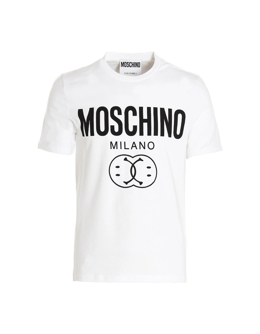 Double Smiley Logo White T-Shirt, 4 of 3