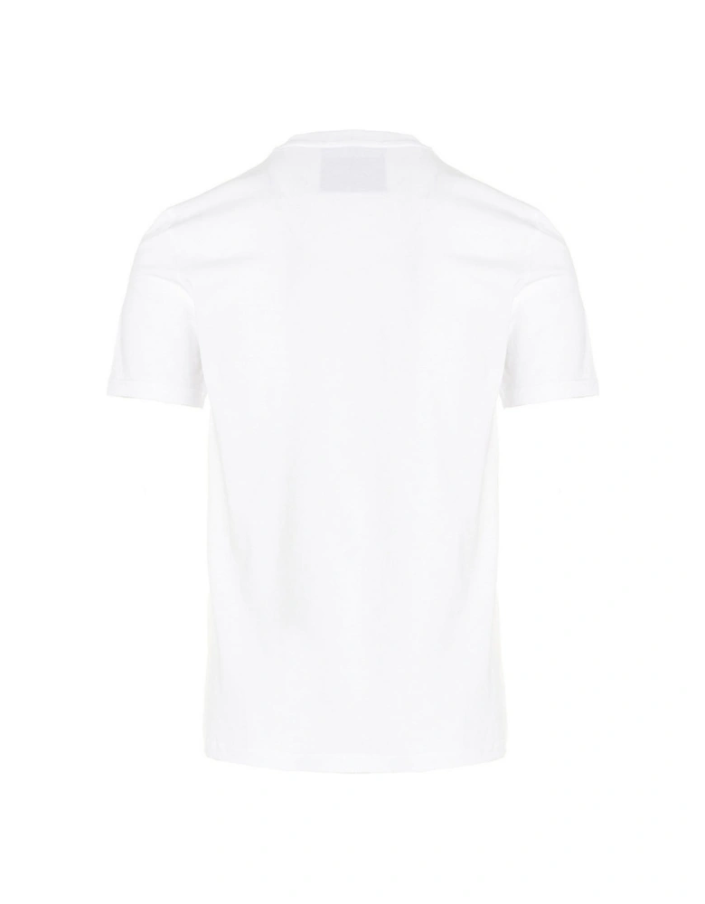 Milano Double Smiley Logo White T-Shirt