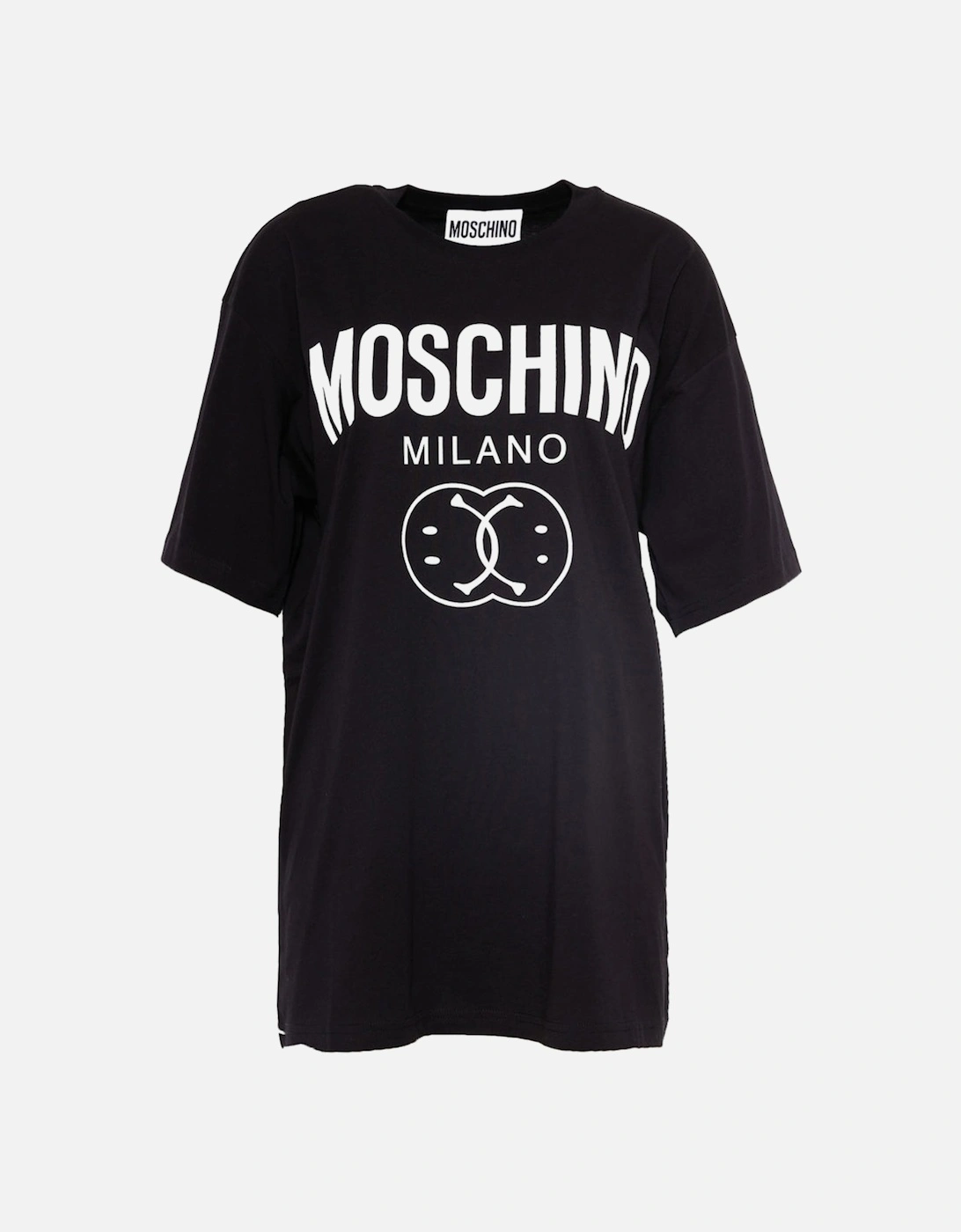 Double Smiley Black Oversize T-Shirt, 4 of 3