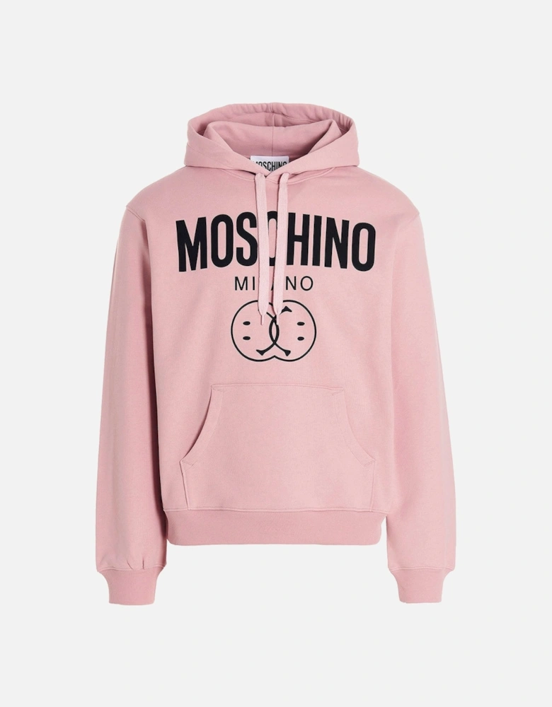 Milano Double Smiley Pink Hoodie