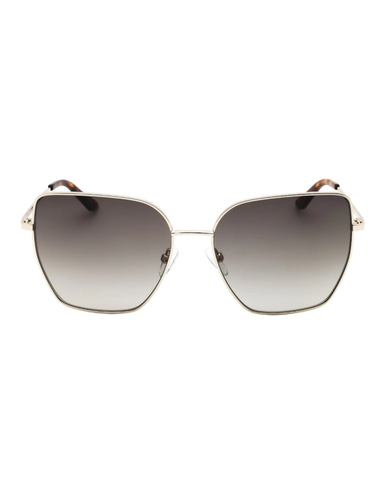 Light Gold Brown Gradient Sunglasses