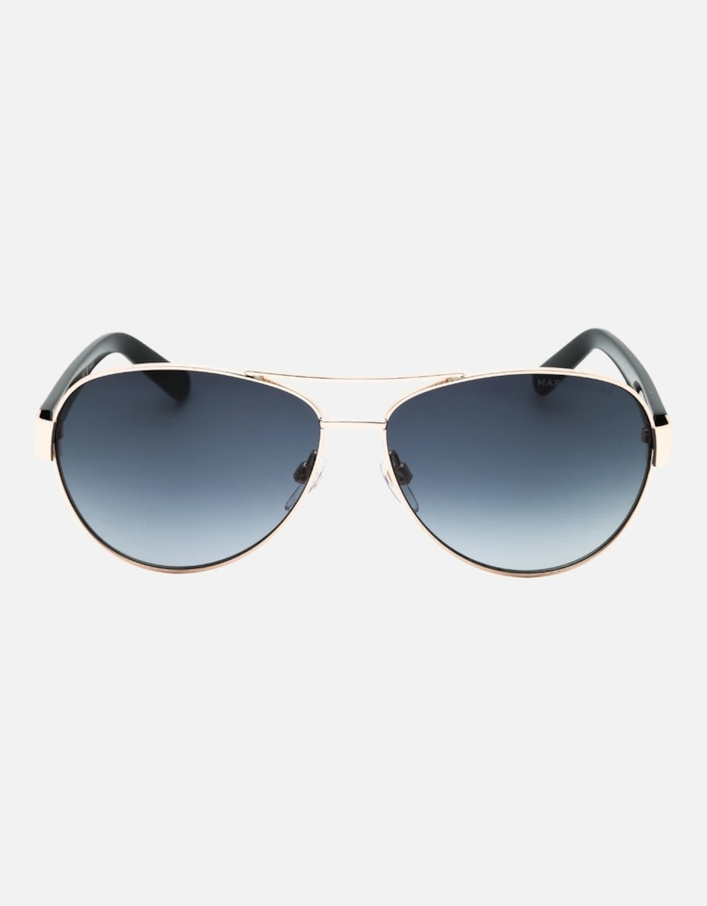 Gold Detail Black Sunglasses