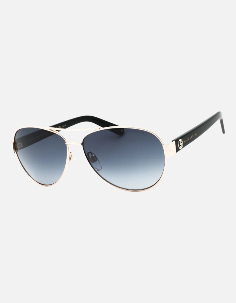 Gold Detail Black Sunglasses