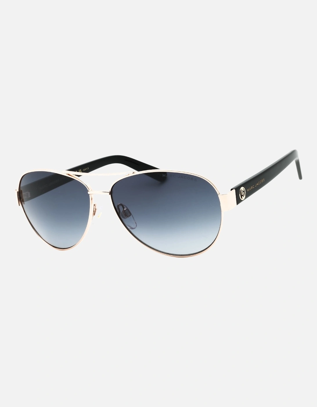 Gold Detail Black Sunglasses