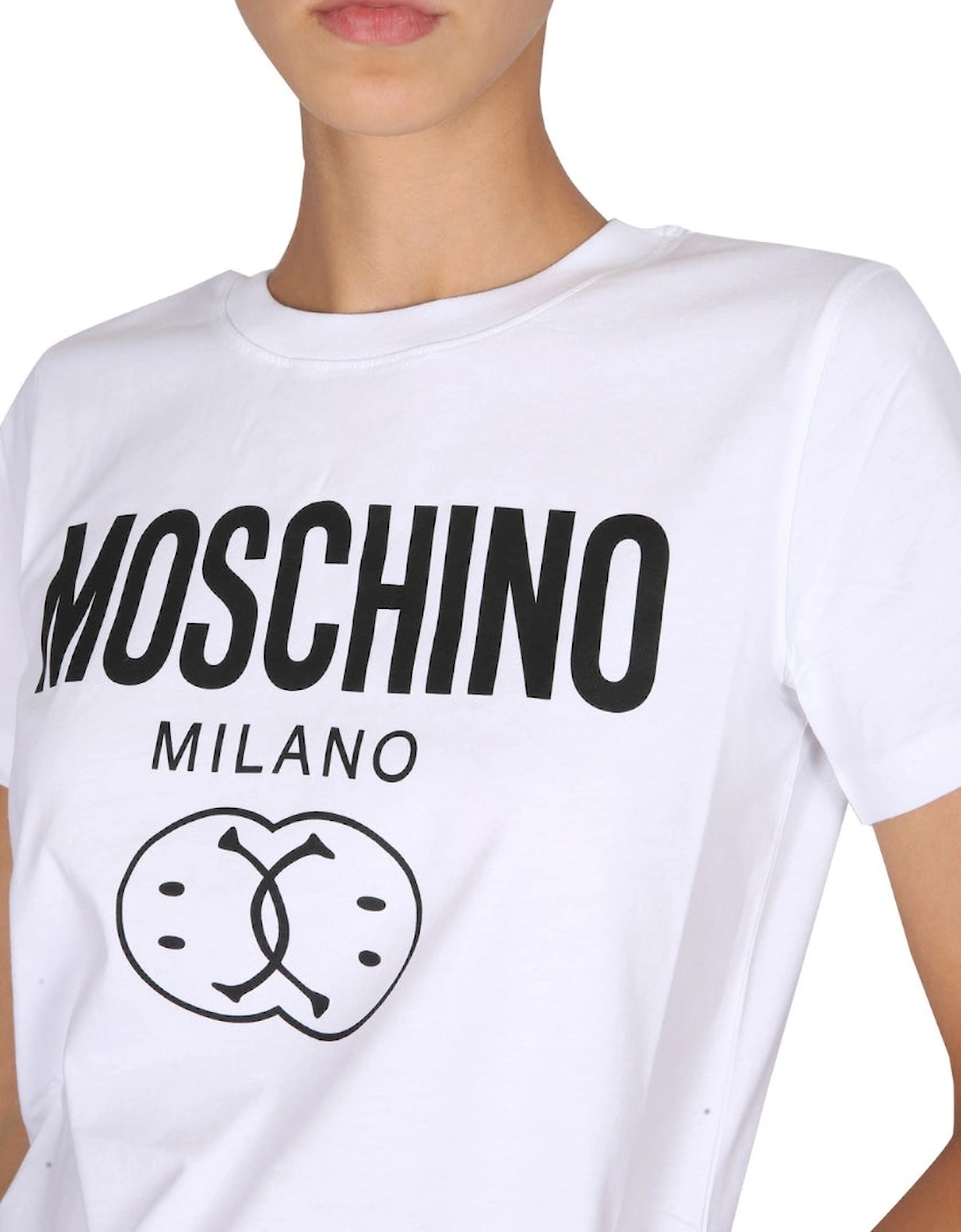 Double Smiley White T-Shirt