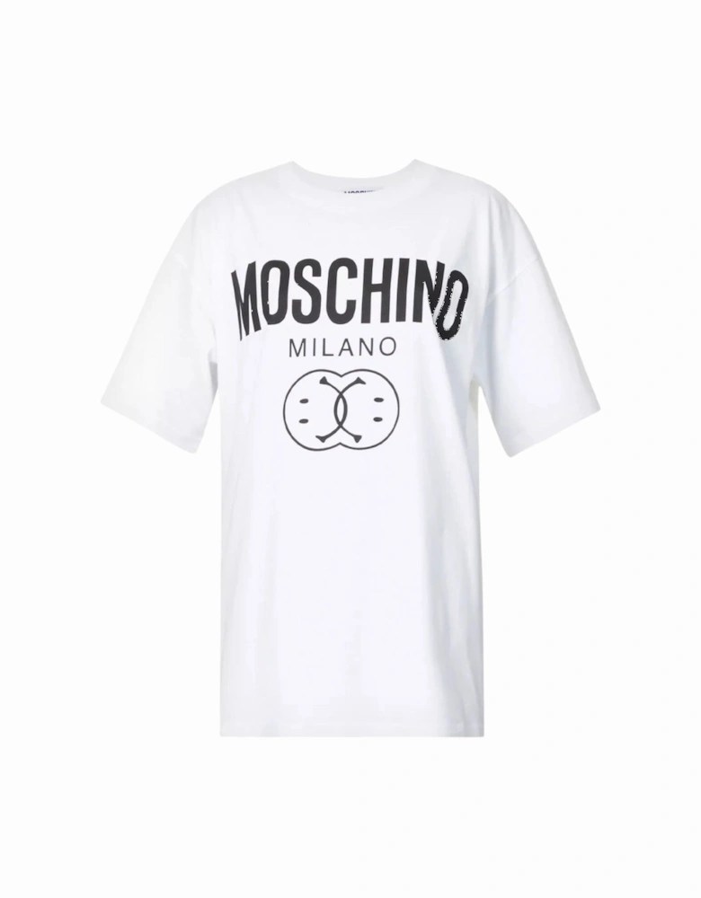 Double Smiley White T-Shirt
