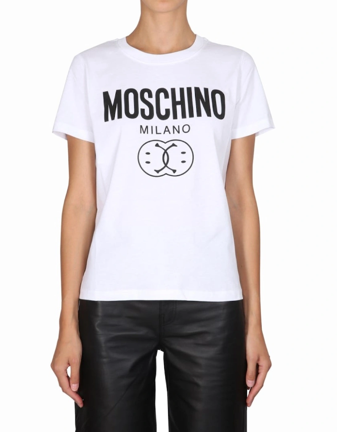 Double Smiley White T-Shirt