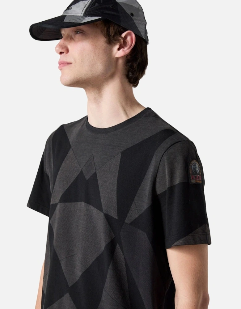 Shispare PR Black Skydrift Print T-Shirt