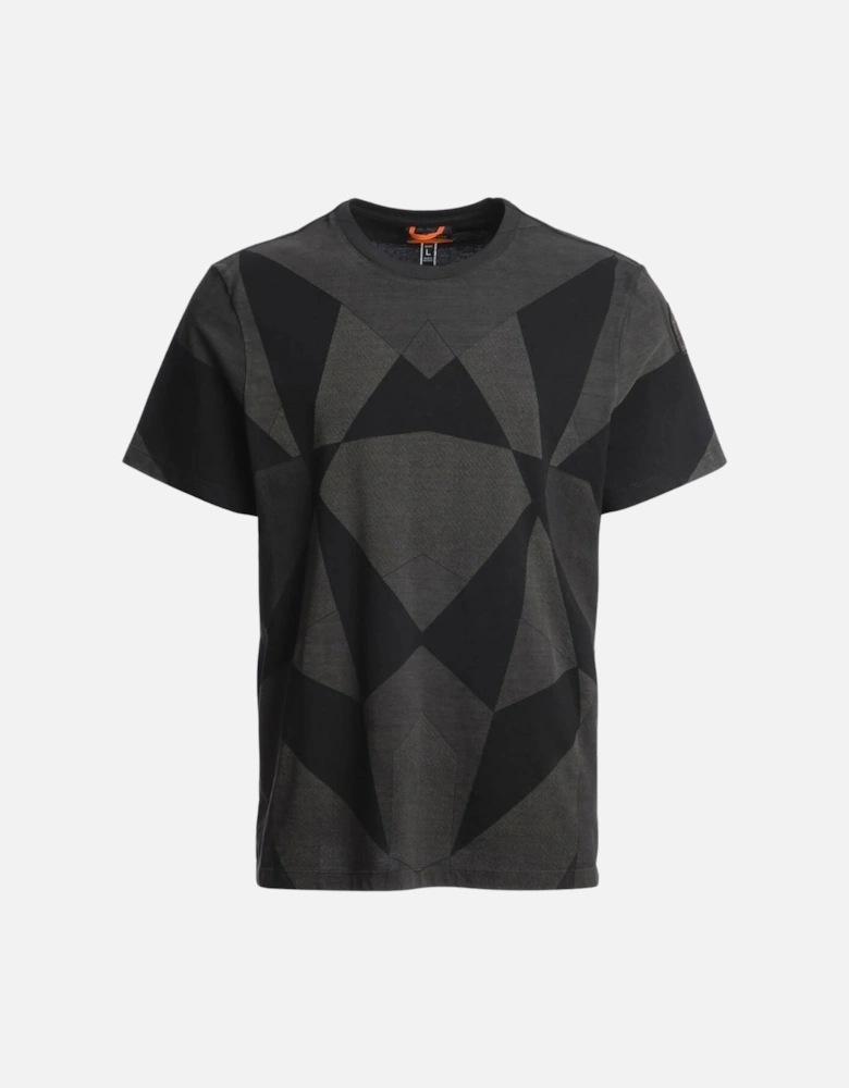 Shispare PR Black Skydrift Print T-Shirt