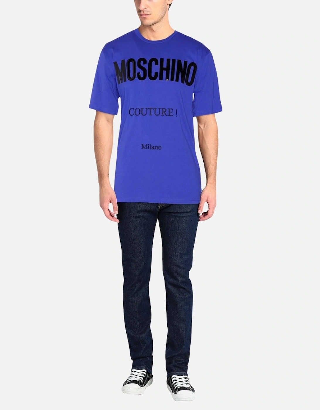 Couture Gloss Logo Blue T-Shirt