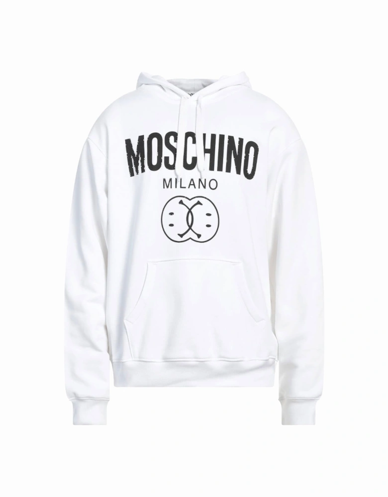Milano Double Smiley White Hoodie