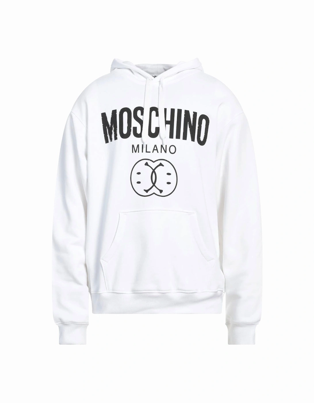 Milano Double Smiley White Hoodie, 5 of 4