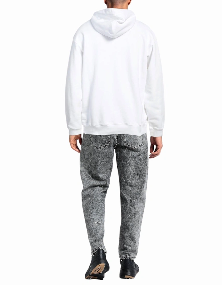 Milano Double Smiley White Hoodie