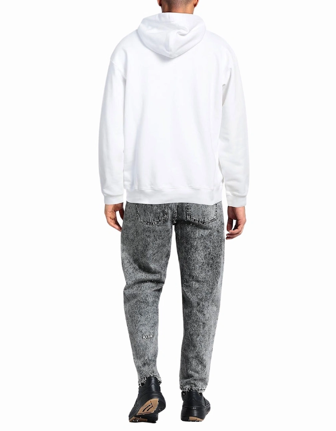 Milano Double Smiley White Hoodie