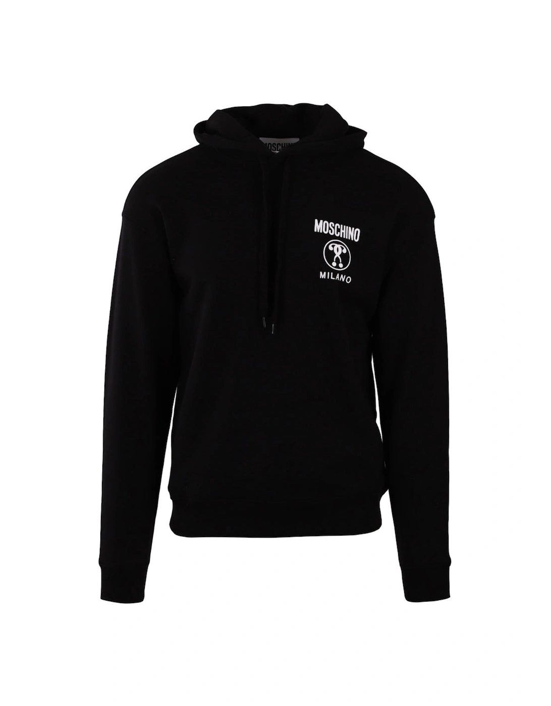 Double Question Mark Logo Black Hoodie, 3 of 2