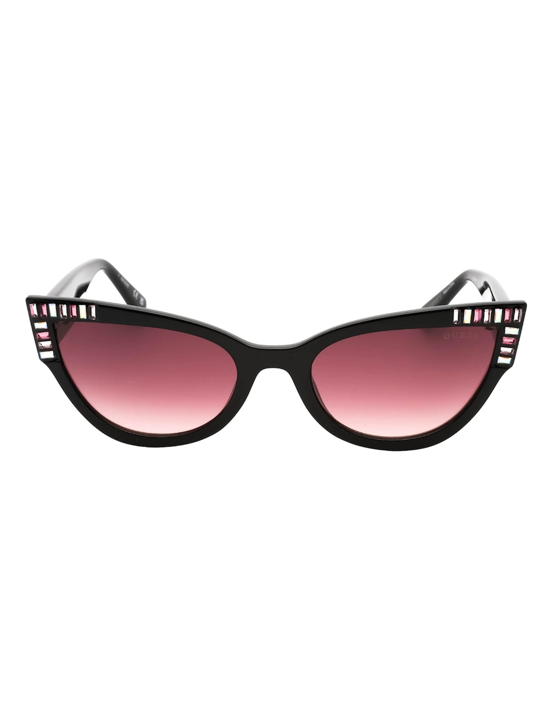 Shiny Black Cat Eyes Sunglasses