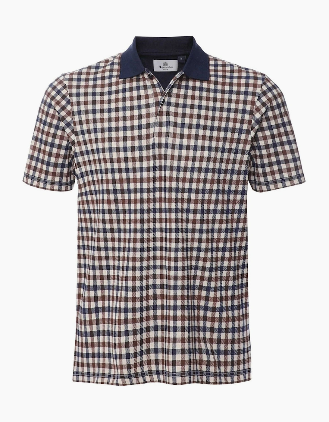 Aquascutum Unisex Blue Active Iconic Polo Navy Polo Shirt