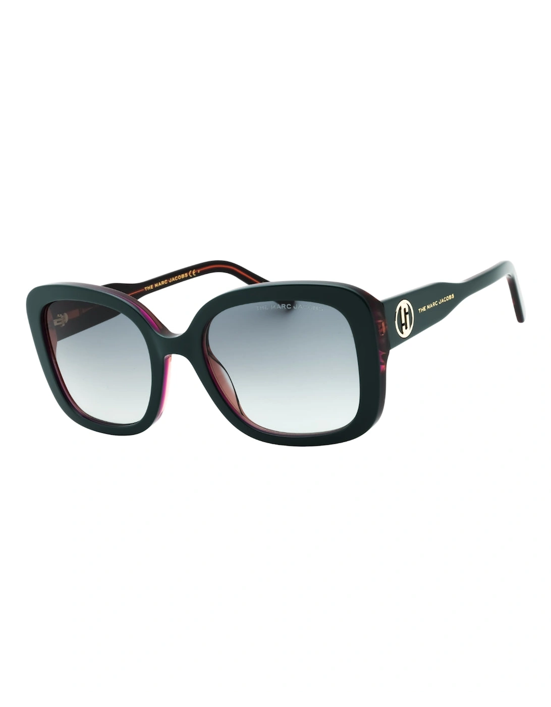 Dark Grey SF Lensed Teal Green Sunglasses