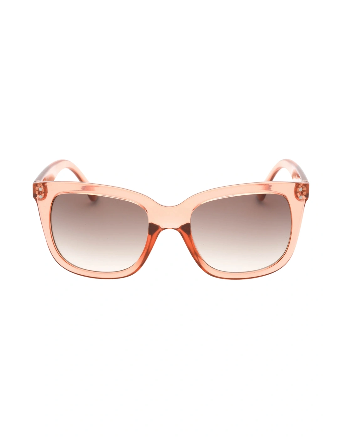 Dusty Pink Frame Brown Gradient Lensed Sunglasses, 3 of 2