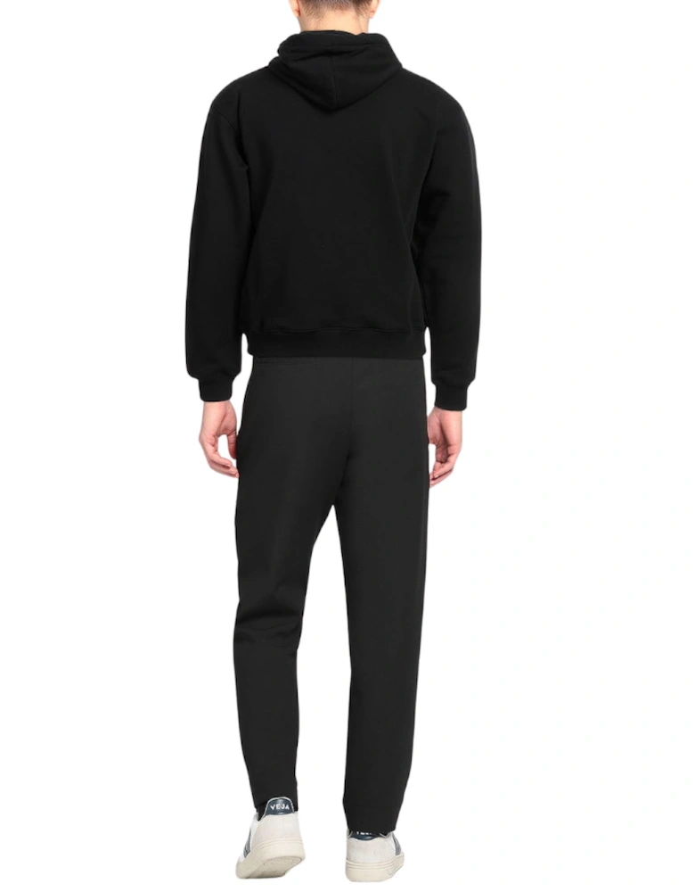 Double Smiley Black Hoodie