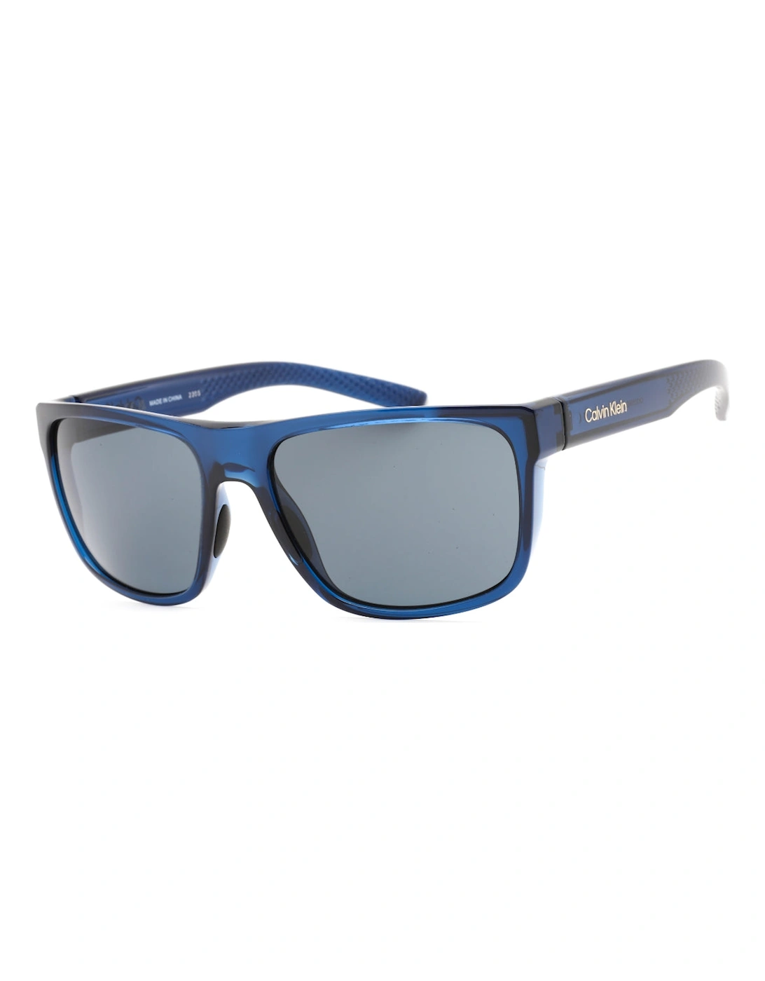 Deep Transparent Blue Sunglasses