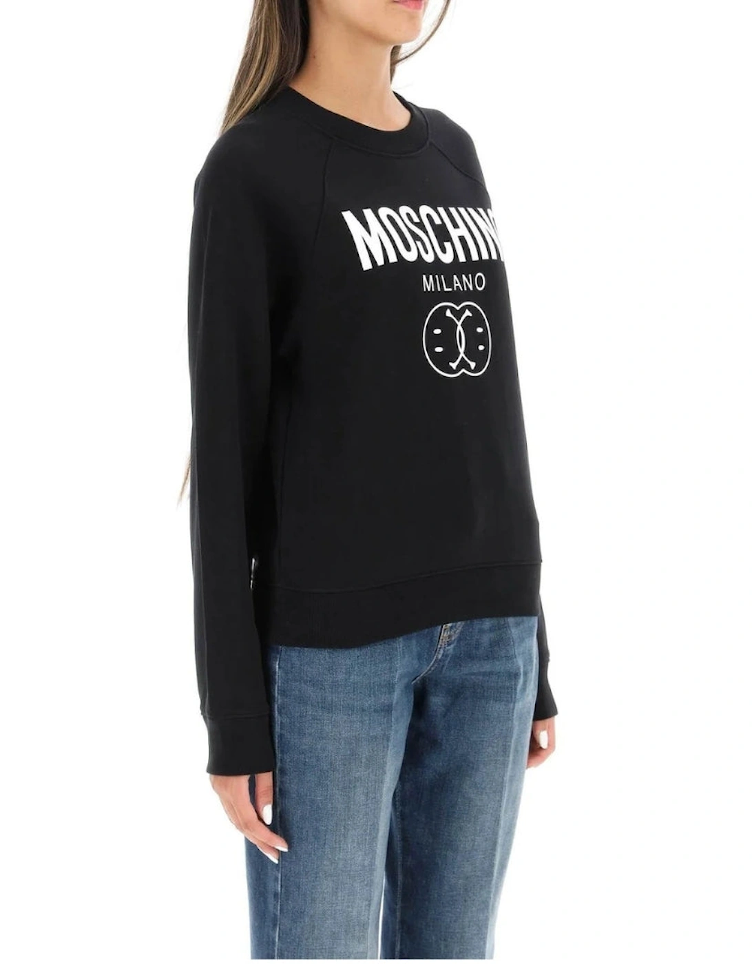 Milano Double Smiley Black Jumper