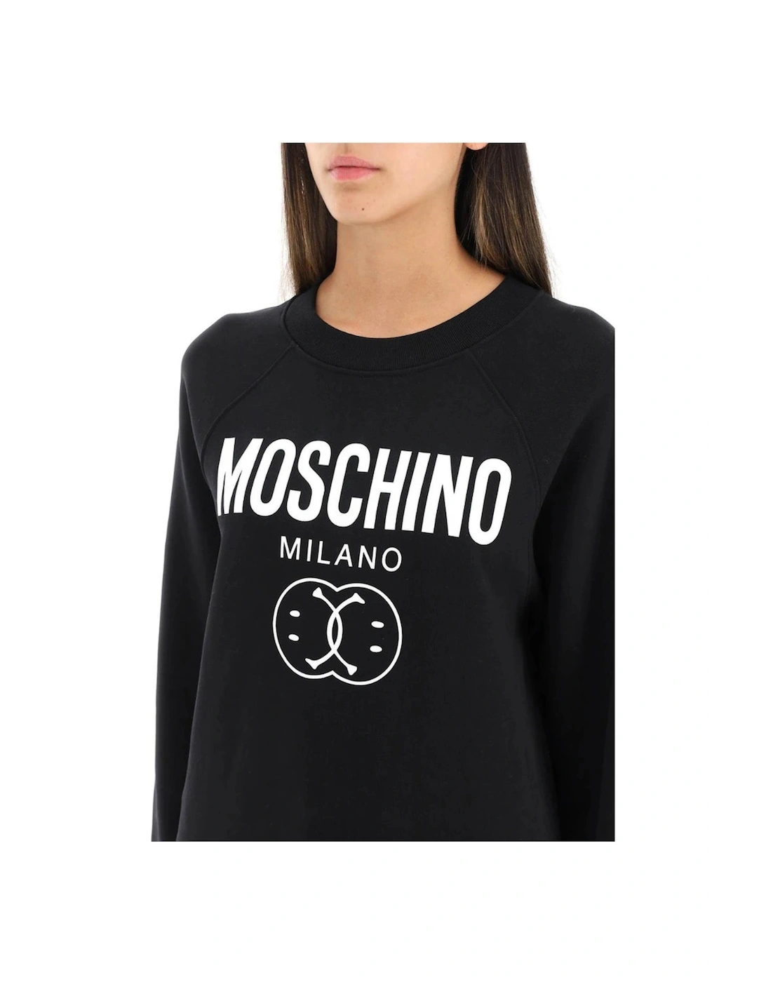 Milano Double Smiley Black Jumper