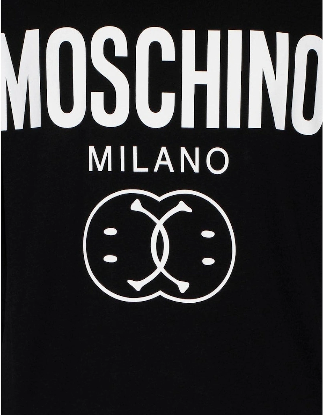 Milano Double Smiley Black T-Shirt