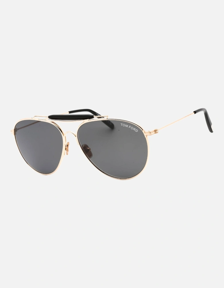 Raphael-02 Shiny Rose Gold Sunglasses