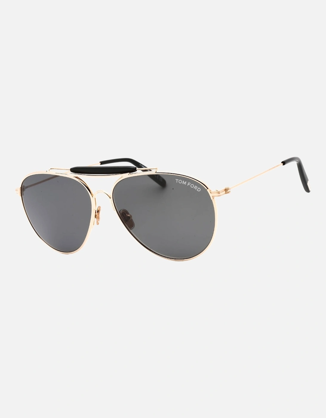 Raphael-02 Shiny Rose Gold Sunglasses
