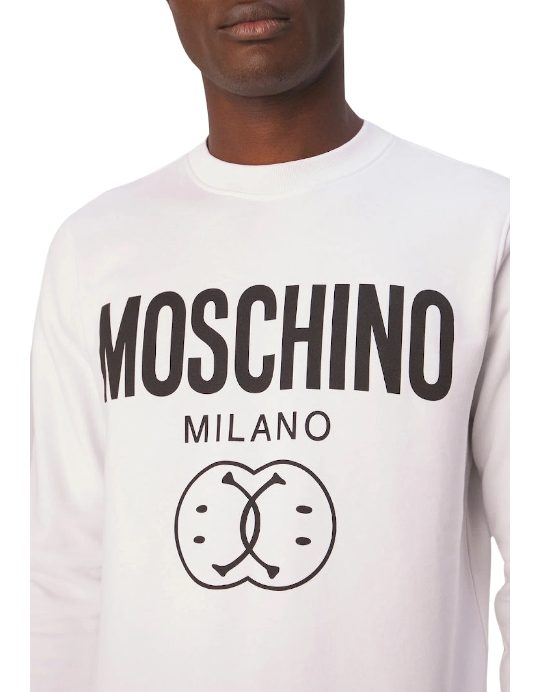 Double Smiley White Jumper