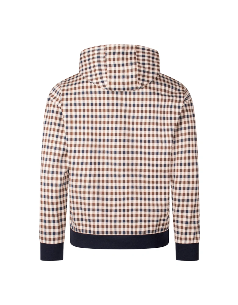 Active Iconic Full Zip-Up Hoodie Club Check