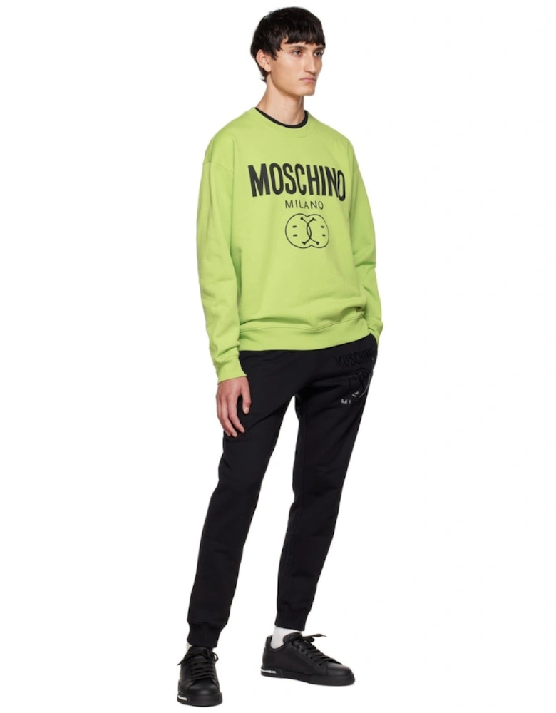 Double Smiley Green Jumper