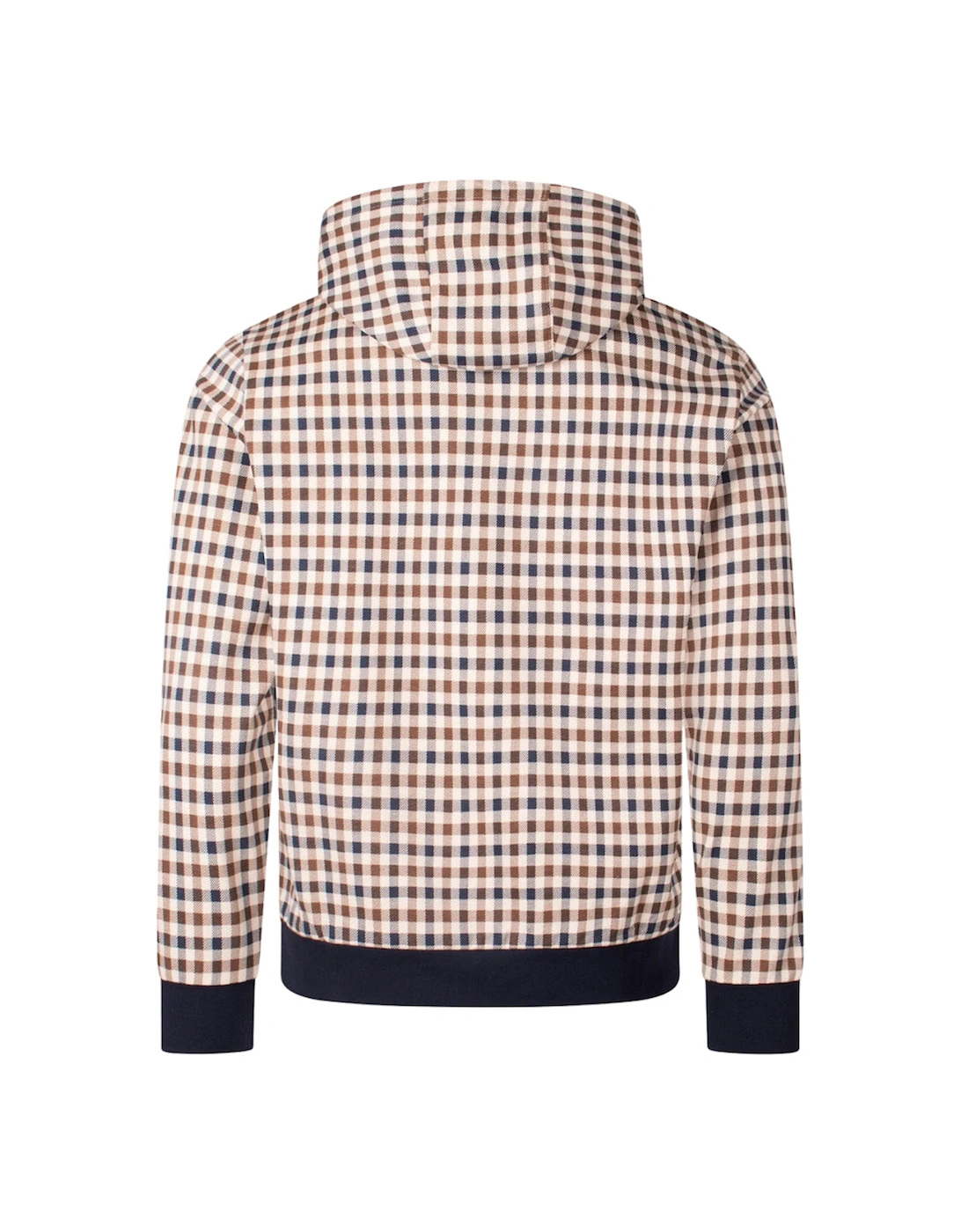 Active Iconic Club Check Beige Hoodie