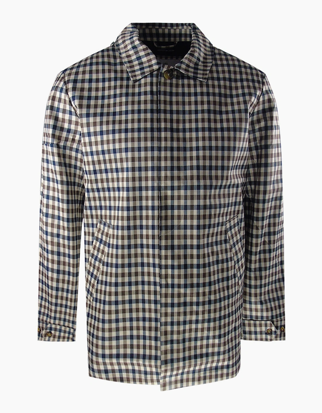 Aquascutum Men's Active Iconic Caban Club Check Jacket