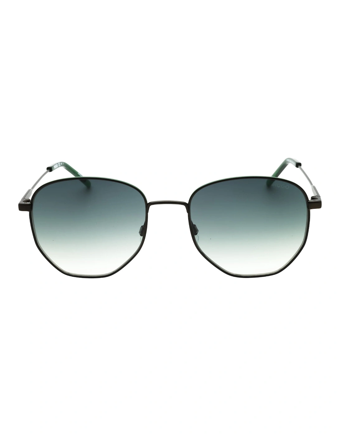 Green Shaded Lensed Matte Black Framed Sunglasses, 3 of 2