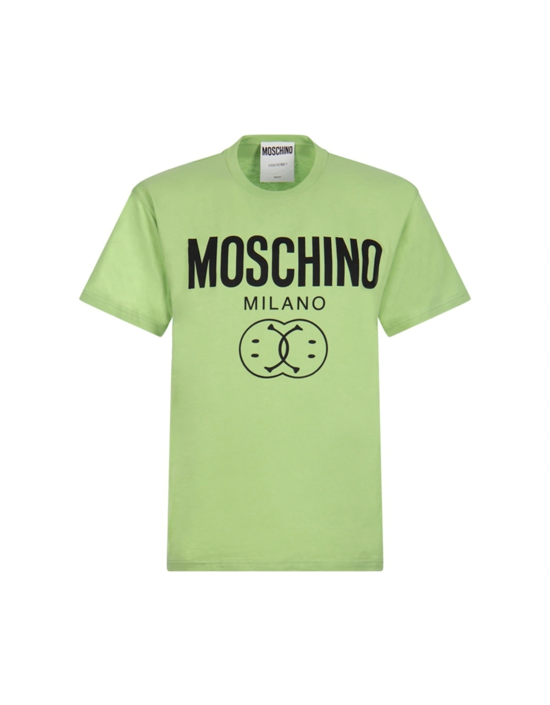 Milano Double Smiley Logo Green T-Shirt, 2 of 1