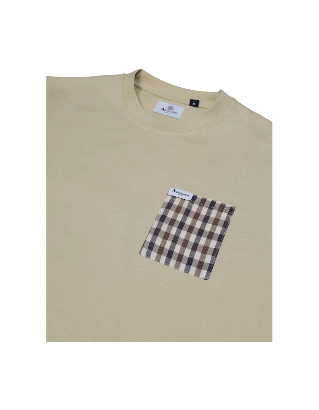 Active Iconic Pocket Crewneck Beige Sweatshirt