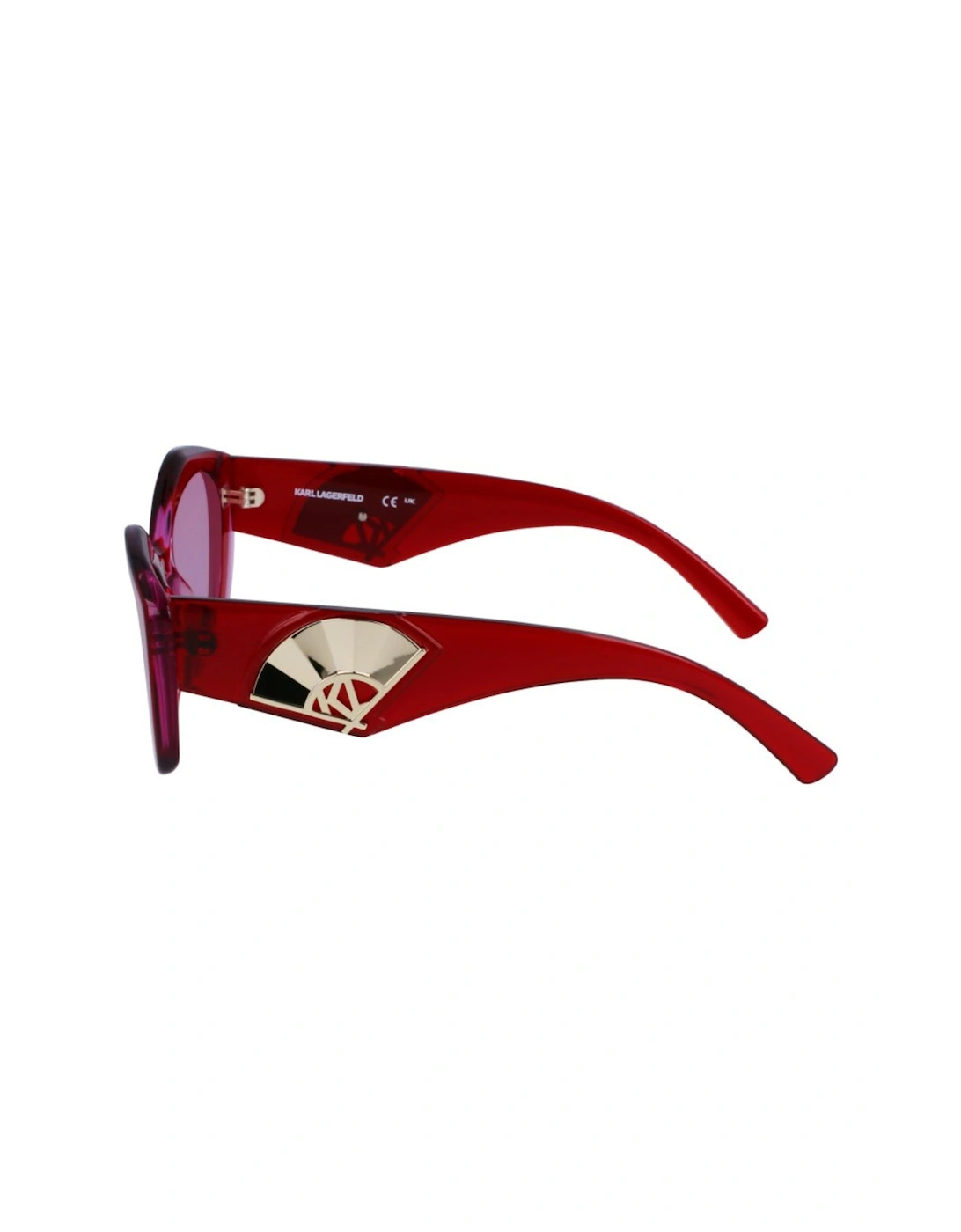 Wine Red Gradient Sunglasses