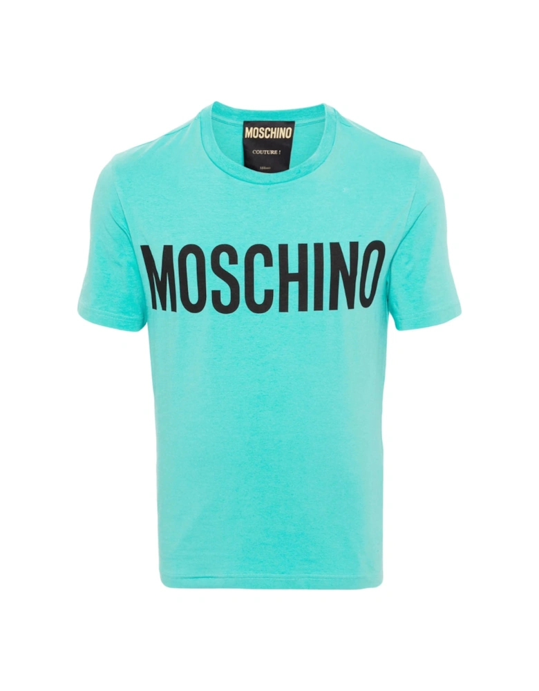 Bold Logo Branded Green T-Shirt