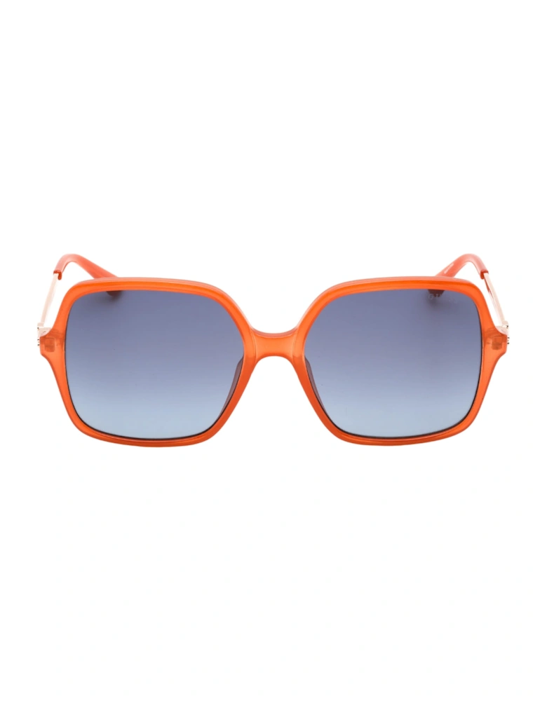 Gradient Blue Lensed Orange Sunglasses